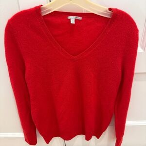 Halogen Red Cashmere Sweater